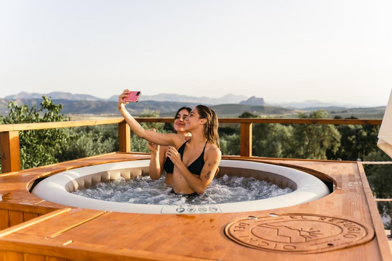 Alojamiento Rural Con Jacuzzi Privado มาลากา ภายนอก รูปภาพ
